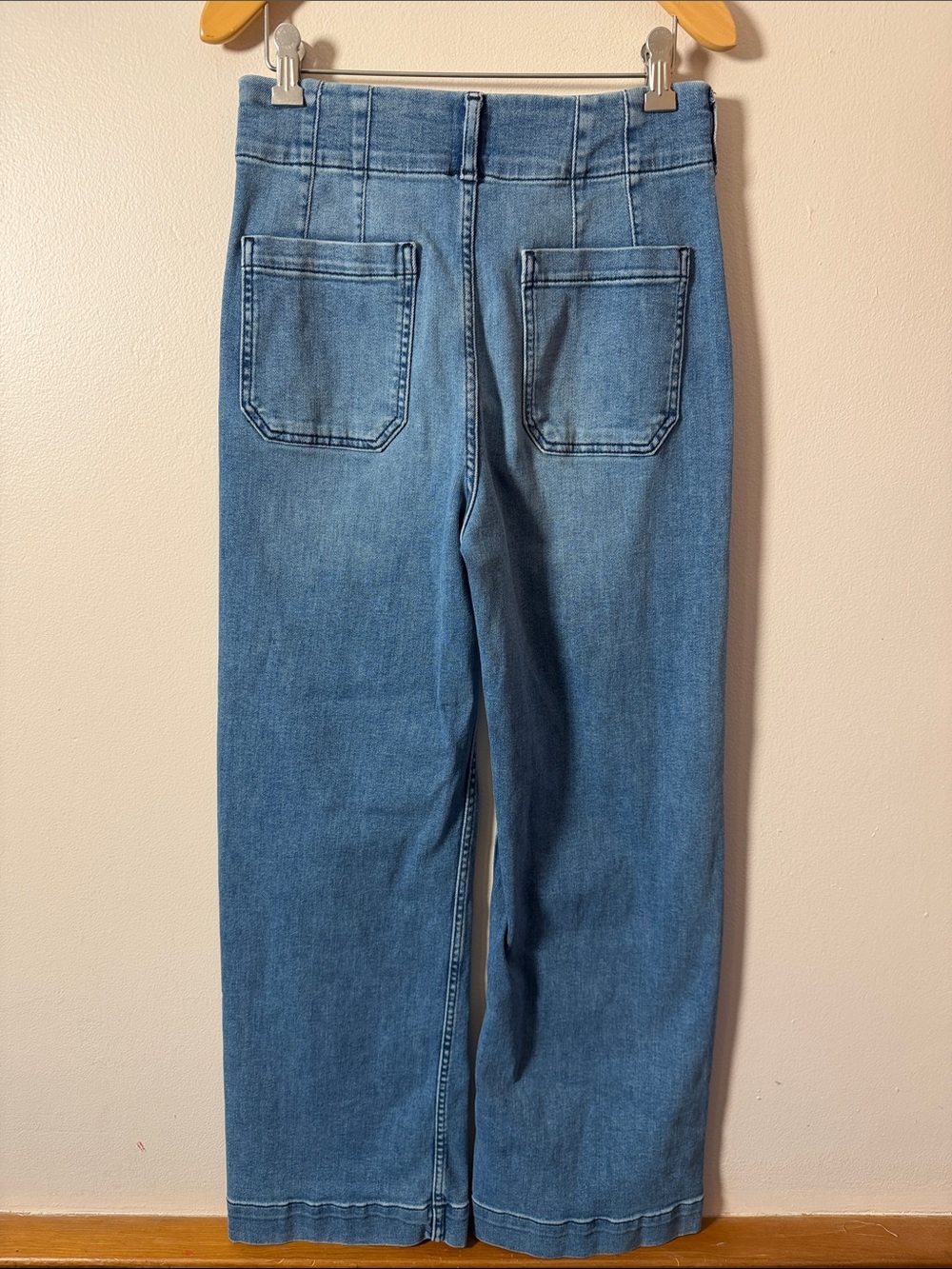 Maeve Colette High-Rise Wide-Leg Cropped Jeans Size 26 Tall - Picture 6 of 8